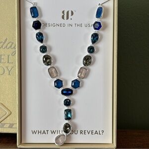 Jewel Candy Necklace-Blueberry Truffle